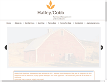Tablet Screenshot of hatleycobb.com